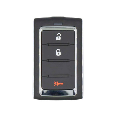 Keyless2Go Replacement Jeep 3 Button Smart Key M3NWXFOB1, 68377529AB, 433 MHz, Premium Aftermarket