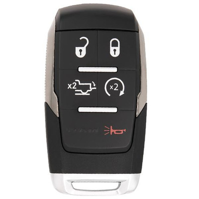 Keyless2Go Replacement Ram 5 Button Smart Key GQ4-76T, 68374994AB, 433 MHz - Premium Aftermarket