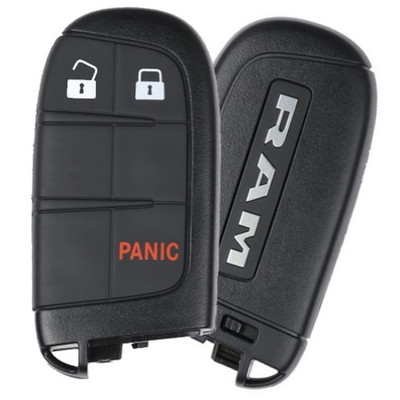 Ram 3 Button Proximity Smart Key M3N-40821302, 7FF23LXHAB, 433 MHz - New, OEM