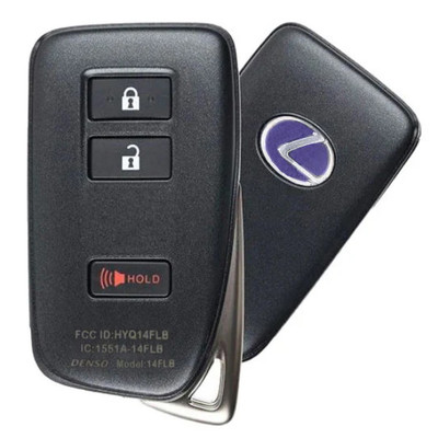 Lexus 3 Button Proximity Smart Key with Blue Logo HYQ14FLB, 89904-78G50, 315 MHz - New, OEM