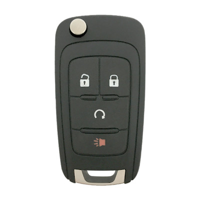 GM 4 Button With Remote Start Remote Flip Key KR55WK50073 13575177 (PEPS), Refurbished Grade B - Closeout