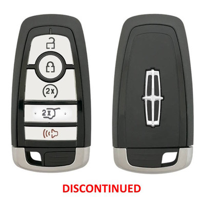 Discontinued Lincoln 5 Button Smart Key M3N-A3C108397, 164-R8351, 433 MHz - New, OEM