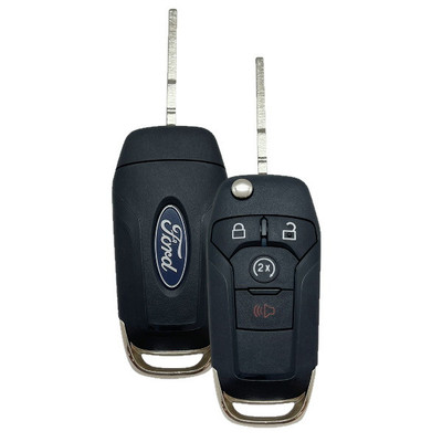 Ford 4 Button Center Mill Remote Flip Key N5F-A08TDA, 164-R8263, 902 MHz - Refurbished, Grade A