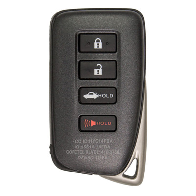 Lexus 4 Button Smart Key (G Board - 0020) HYQ14FBA, 89904-06170, 315 MHz - New, OEM