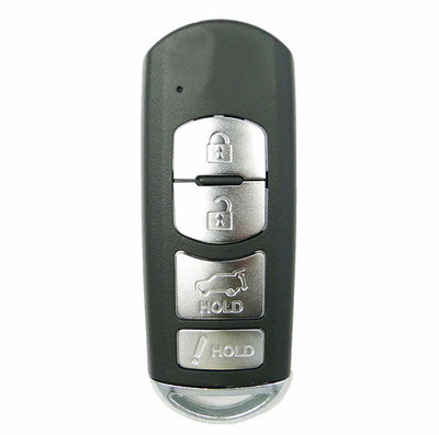 Keyless2Go Mazda 4 Button Smart Key WAZSKE13D02, TK52-67-5DY, 315 MHz - Premium Aftermarket