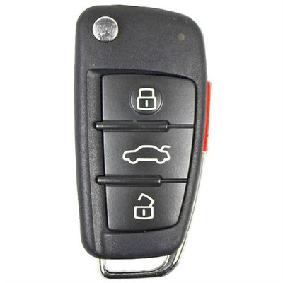 Audi 4 Button Remote Flip Key MYT4073A 8E0-837-220-R - Refurbished A 182441