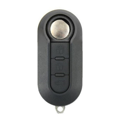 Fiat 3 Button Remote Flip Key LTQFI2AM433TX, 68458497, 433 MHz (Delphi BCM) - Aftermarket - Closeout