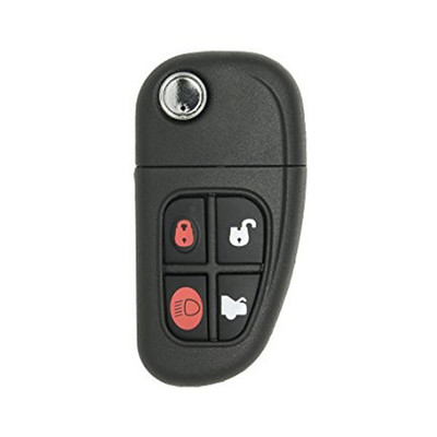 Jaguar 4 Button Remote Flip Key NHVWB1U241, CWTWB1U243, C2S31067, 315 MHz - Aftermarket