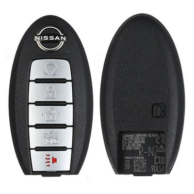 Nissan 5 Button Smart Key KR5TXN7, 285E3-9DL5A, 433 MHz - New, OEM