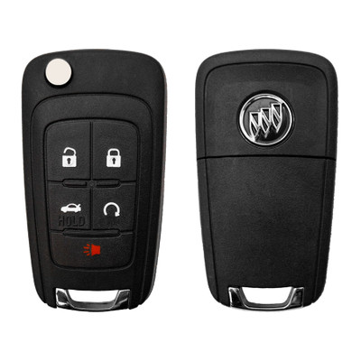 Buick 5 Button Proximity Flip Key P409MK74946931, OHT05918179, 13500224, 315 MHz - New, OEM