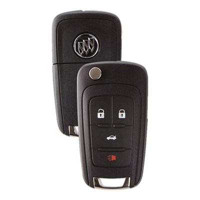 Buick 4 Button Proximity Remote Flip Key P4O9MK74946931, 13585205, 315 MHz - New, OEM