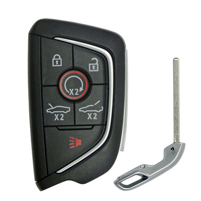Keyless2Go Chevrolet Corvette 6 Button Smart Key YGOG20TB1 13538851 433 MHz, Premium Aftermarket