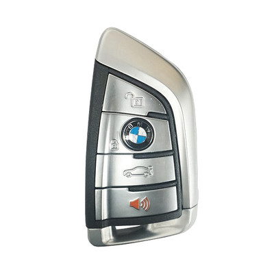 BMW 4-Button Smart Key in Silver Color N5F-ID2A 433 MHz, Refurbished Grade A