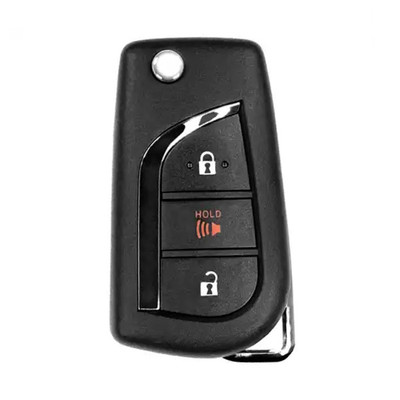 Toyota 3 Button Remote Flip Key MOZB3F2F2L, 89070-10082, 315 MHz - New, OEM