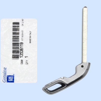 Cadillac Chevrolet Emergency Insert Key Blade 13536119, HU100 - New, OEM