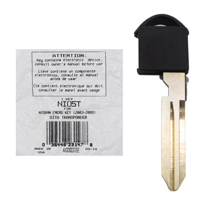 Ilco Infiniti/Nissan NI05T Transponder Insert Key 