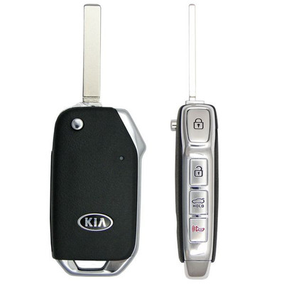 Kia 4 Button Remote Flip Key CQOTD00660, 95430-L2000, 433 MHz - Refurbished, Grade A