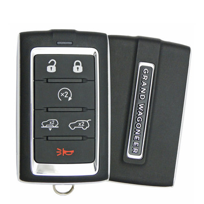 Jeep Grand Wagoneer 6 Button Smart Key 2BAHD-KFW1, 68577132AA, 433 MHz - Refurbished, Grade A