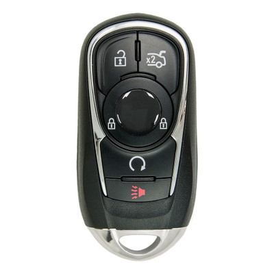 Buick 5 Button Smart Key Shell, Case and Pad Only, HYQ4EA, 13508414, No Electronics, Standard Aftermarket