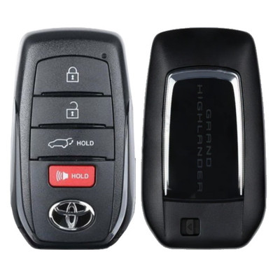 Toyota 4 Button Proximity Smart Key HYQ14FBX, 8990H-0E340 - 315 MHz (Copper Ring), New OEM