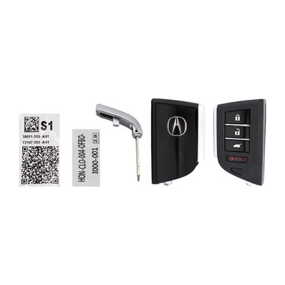 Acura 4 Button No Memory Proximity Smart Key KR5TP-2, 72147-3S5-A01, 433 MHz - New, OEM