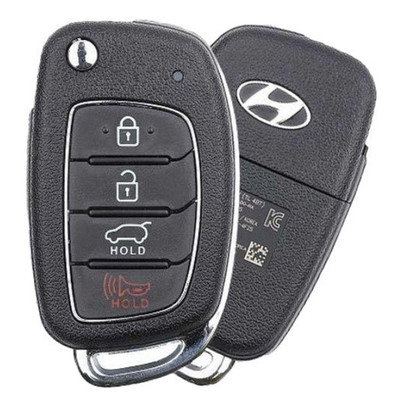 Canadian Version - Hyundai 4 Button Remote Flip Key TQ8-RKE-4F25, 95430-D3000, 433 MHz - New, OEM