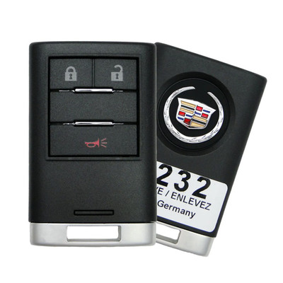 Cadillac 3 Button Smart Key NBGG093UCC, 20984232, 315 MHz - Refurbished, Grade A