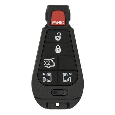 Keyless2Go 6 Button Remote Key Replacement For Chrysler Dodge Vans IYZ-C01C 56046705 AG - With Durashell Technology