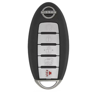 Nissan 5 Button Proximity Smart Key KR5TXN7, 285E3-9UH7A, 433 MHz - Refurbished, Grade A