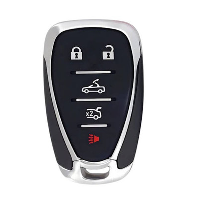Keyless2Go Replacement Chevrolet 5 Button Smart Key HYQ4EA, 13529654, 433 MHz - Premium Aftermarket
