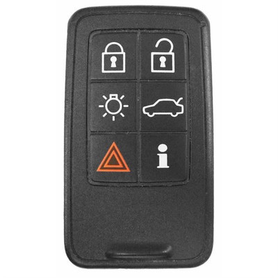 Locksmith Essentials Replacement Volvo 6 Button Proximity Smart Key (With PCC) KR55WK49266, 30659496, 902 MHz - Aftermarket