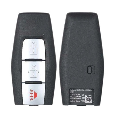Locksmith Essentials Replacement Mitsubishi 3 Button Smart Key KR5MTXN1, 8637C253, 433 MHz - Aftermarket