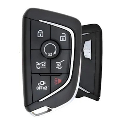 Cadillac 7 Button Smart Key YGOG20TB1, 13560910, 433 MHz - Refurbished, Grade A