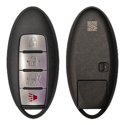 Keyless2Go Replacement Nissan Infiniti 4 Button Proximity Smart Key CWTWB1U787, 285E3-1LL0A, 433 MHz - Premium Aftermarket