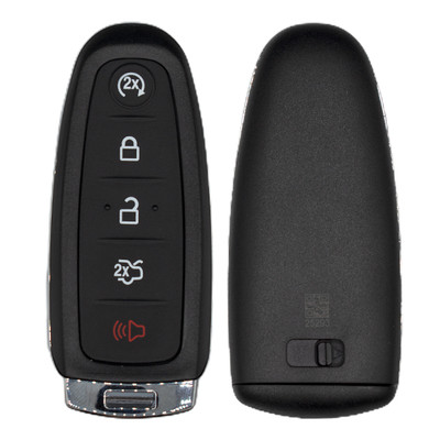 Keyless2Go Replacement Ford Lincoln 5 Button Smart Key M3N5WY8609, M3N5WY8610, 164-R8092, 315 MHz with 164-R8022 Insert - Premium Aftermarket