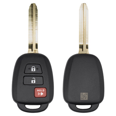 Keyless2Go Replacement Toyota 3 Button Remote Head Key H Chip, HYQ12BDP, 89070-04020, 315 MHz - Premium Aftermarket