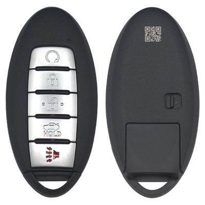 Keyless2Go Replacement Nissan 5 Button Smart Key KR5TXN4, 285E3-6LS5A, 433 MHz - Premium Aftermarket
