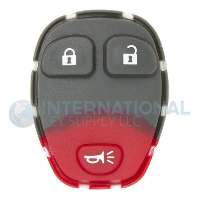 GM 3 Button Replacement Button Pad KOBGT04A, 15100811, 15777636 - Aftermarket