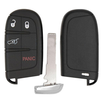4 Button Shell For Jeep Compass Smart Proximity Remote Key M3N-40821302