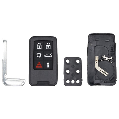 Volvo 6 Button Remote Shell Replacement KR55WK49266, 31419131, 169310 - Aftermarket
