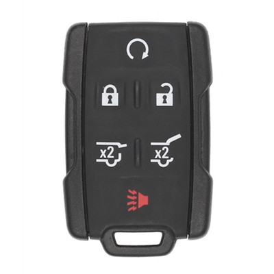 Chevrolet 6 Button Remote M3N-32337200, 13577760, 433 MHz - Refurbished, Grade A