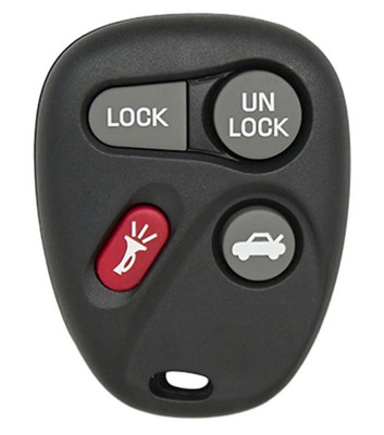 Chevrolet 4 Button Remote AB01502T, 16245104, 315 MHz - Aftermarket