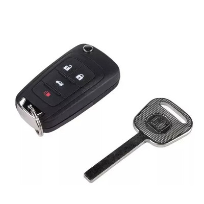 Chevrolet Camaro Remote Flip Key and Ignition Key OHT01060512, 23366895, 315 MHz - New, OEM