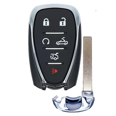 Keyless2Go Chevrolet 6 Button Smart Key HYQ4ES 13522886 433 MHz, Premium Aftermarket