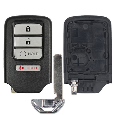 Honda 4 Button Smart Key Shell Replacement Case KR5V2X, 72147-T6Z-A11 - Aftermarket