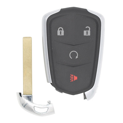 Keyless2Go Cadillac 4 Button Smart Key HYQ2ES 13522872 433 MHz, Premium Aftermarket