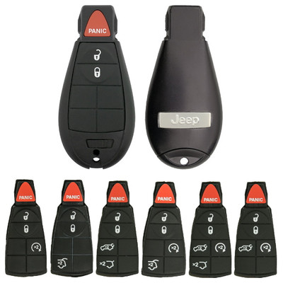 Jeep Fobik Non-Prox Remote IYZ-C01C, Multi-Button Options, 433 MHz - Refurbished, Grade A