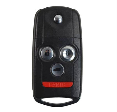 Acura 4 Button Remote Flip Key N5F-0602A1A, 35111-STX-326, 315 MHz - Refurbished, Recase