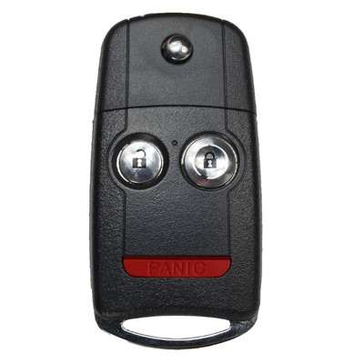 Acura 3 Button Driver 2 Remote Flip Key MLBHLIK-1T, 72147-TL4-A31, 315 MHz - Refurbished, Recase