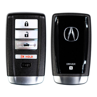 Acura 4 Button Driver 1 Smart Key KR5T21, 72147-TGV-A01, 433 MHz - New, OEM